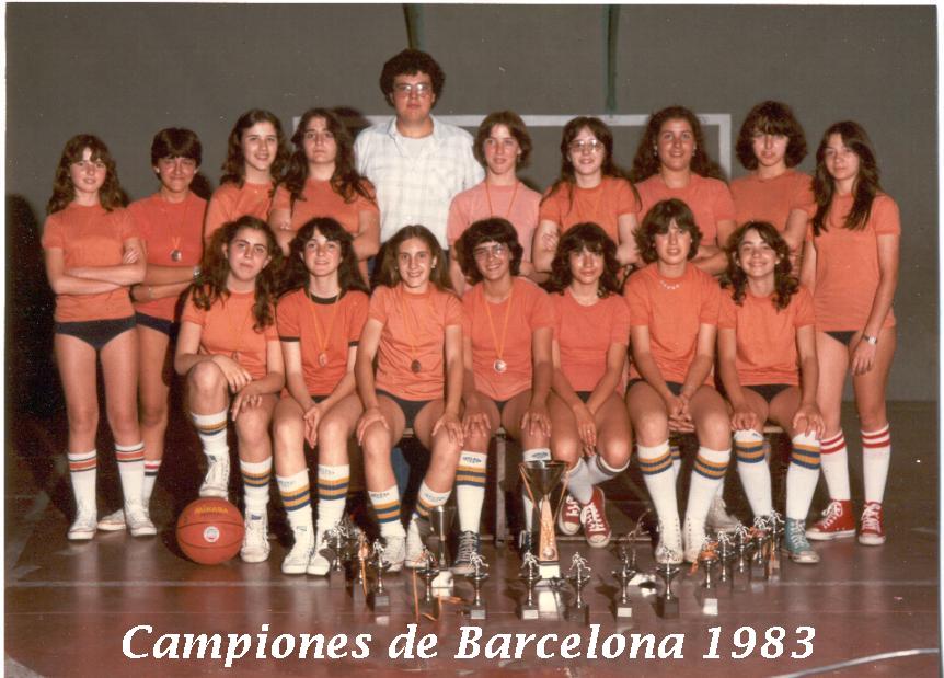 Equip Femen&iacute; Anys 80